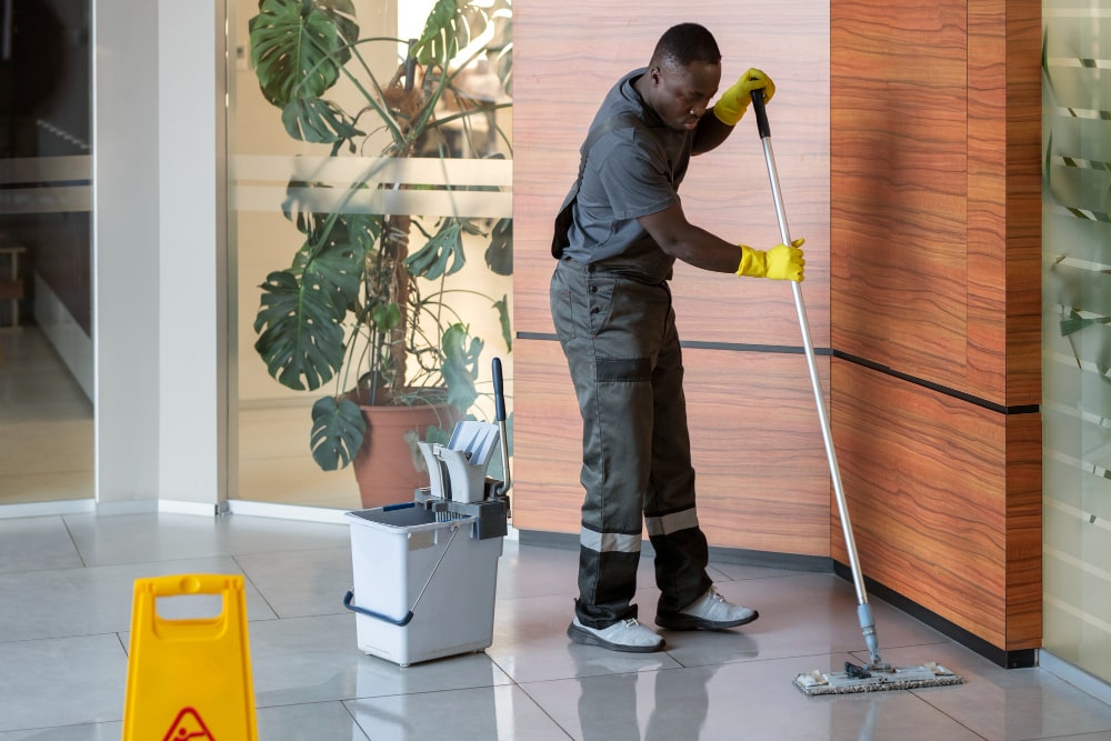 Image illustrating the best commercial cleaning services by HBS