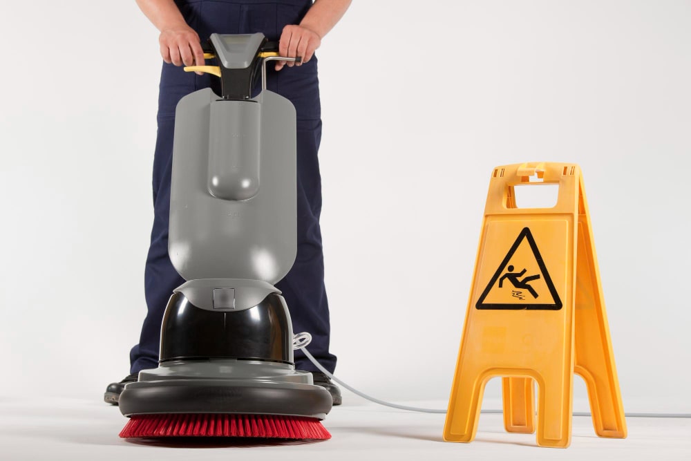 Image illustrating professional Floor Buffing equipment by HBS