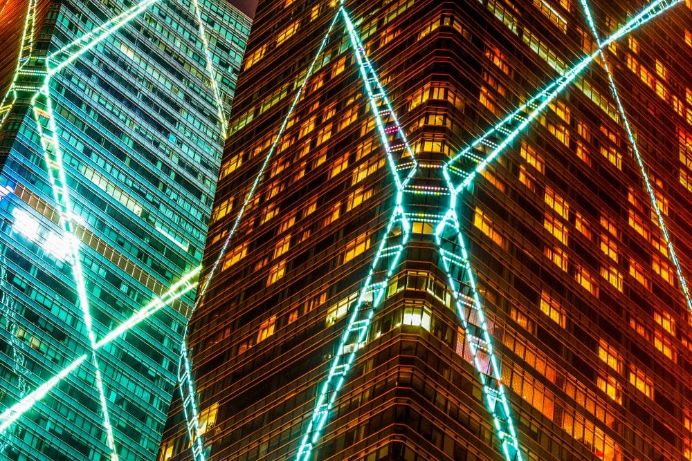 Image illustrating building electrical system in New York