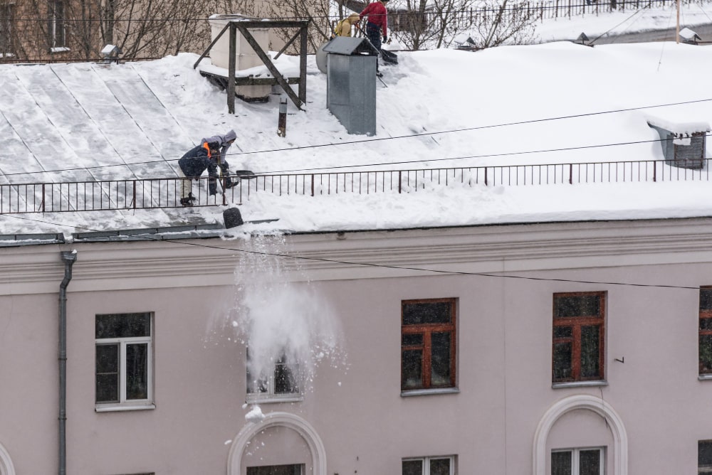Image illustrating winter Building Maintenance in New York
