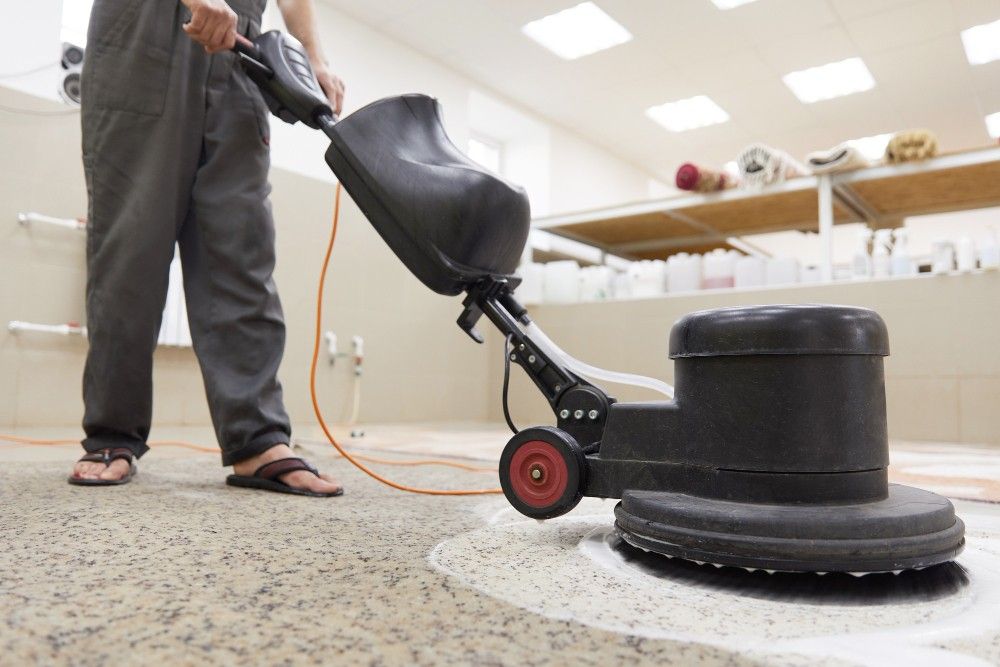Image illustrating professional floor buffing company in New York